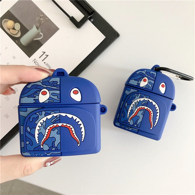 Creative Shark Backpack AirPods Case