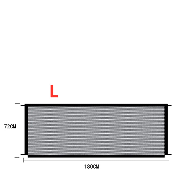 Black Foldable Protection Pet Safety Gate