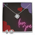 Love Knot Earring & Necklace Set