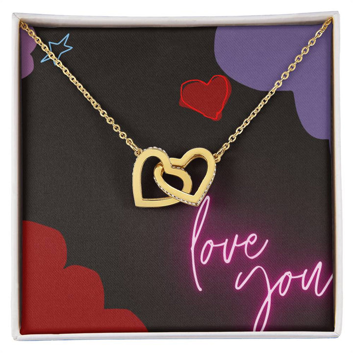 Interlocking Hearts Necklace