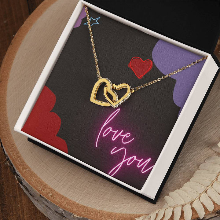 Interlocking Hearts Necklace