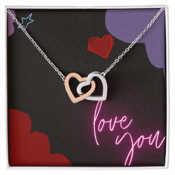 Interlocking Hearts Necklace