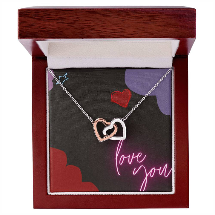 Interlocking Hearts Necklace