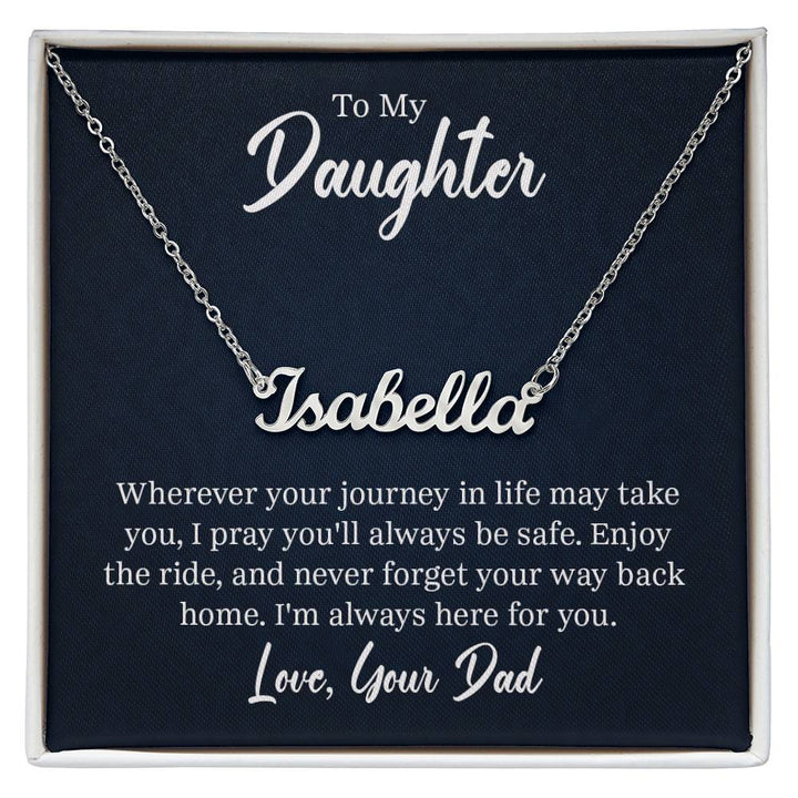 Personalized Daughter Name Necklace