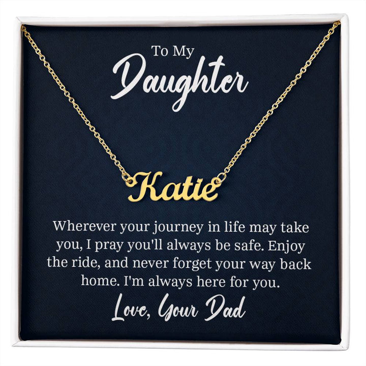 Personalized Daughter Name Necklace