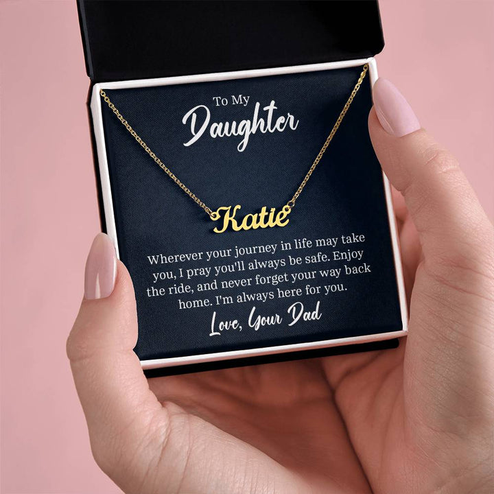 Personalized Daughter Name Necklace