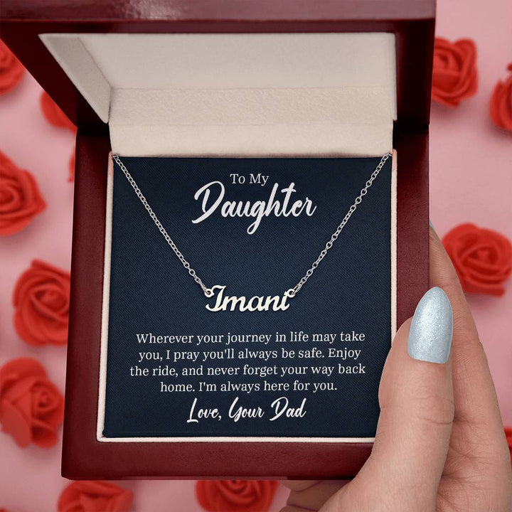 Personalized Daughter Name Necklace