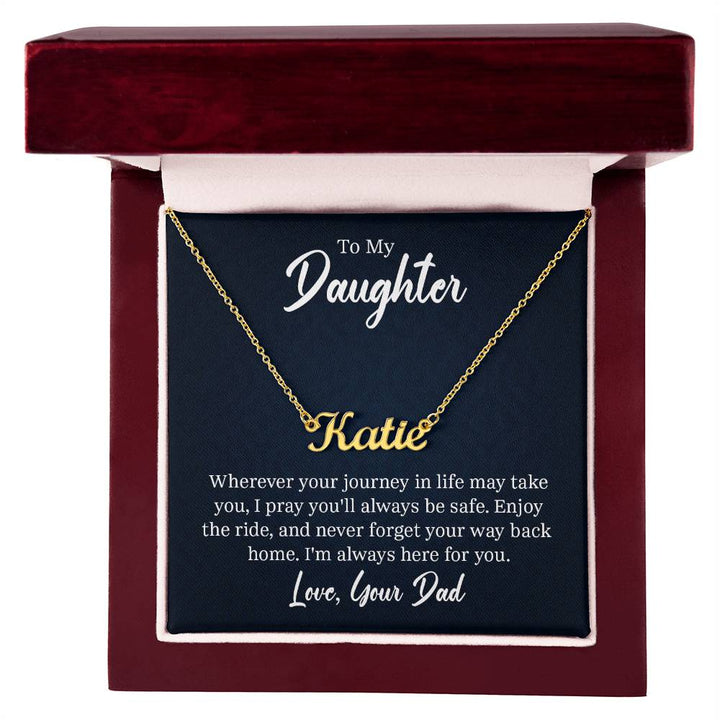 Personalized Daughter Name Necklace