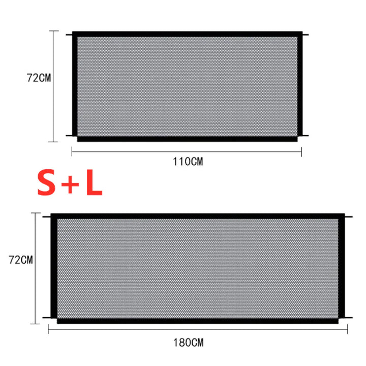 Black Foldable Protection Pet Safety Gate